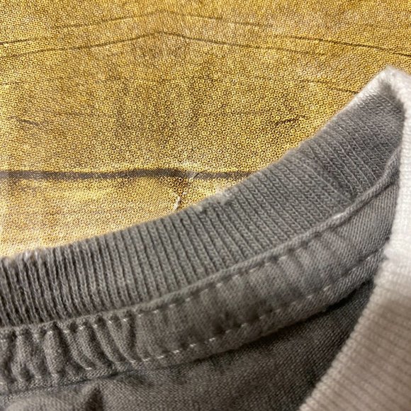 SHIROI NEKO Shirt Men Medium M Light Gray Crowned Tiger Roses Back to Back Print - Picture 9 of 14